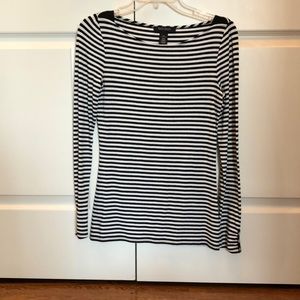 White House Black Market Striped blouse